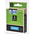 Dymo D1 ruban 12 mm, bleu sur blanc