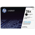 HP toner 26X, 9 000 pages, OEM CF226X, noir