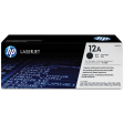 HP toner 12A, 2000 pages, OEM Q2612A, noir