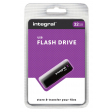 Integral clé USB 2.0, 32 Go, noir
