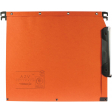 L'Oblique dossiers suspendus pour armoires AZV fond 50 mm, orange