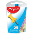Maped épingles d'affichage, boîte distributrice de 25 pièces