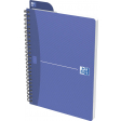 Oxford Office Essentials cahier à reliure spirale, 100 pages, ft A5, quadrillé 5 mm, couleurs assorties