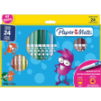 Paper Mate feutre lavable, blister de 24 pièces