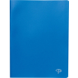 Pergamy protège-documents, pour ft A4, avec 40 pochettes transparents, bleu