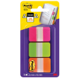 Post-it Index Strong, ft 25,4 x 38 mm, set de 3 couleurs (rose, vert en orange), 12 tabs par couleur