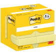 Post-It Notes, 100 feuilles, ft 38 x 51 mm, jaune, 8 + 4 GRATUIT