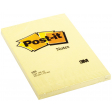 Post-it Notes, ft 102 x 152 mm, jaune, bloc de 100 feuilles