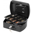 Q-CONNECT coffret à monnaie, 205 x 160 x 85 mm, noir