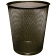 Q-CONNECT corbeille à papier 19 litres métal noir