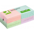 Q-CONNECT Quick Notes, ft 76 x 76 mm, 100 feuilles, paquet de 12 blocs en couleurs pastels assorties
