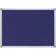 Q-CONNECT tableau de textile, avec cadre en aluminium, 90 x 60 cm, bleu