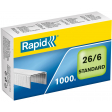 Rapid agrafes 26/6, boîte de 1.000 agrafes