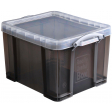 Really Useful Box boîte de rangemen 35 litres, transparent fumé