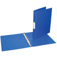 classeur pour ft A4, 4 anneaux de 25 mm, en PVC, bleu