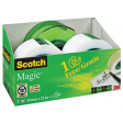 Scotch ruban adhésif Magic Tape, 3 rouleaux + 1 dérouleur gratuit