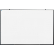 Smit Visual Softline tableau blanc, acier laqué, magnétique, profilé d'aluminium noir, 90 x 60 cm