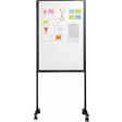 Smit Visual tableau blanc, acier émaillé, magnétique, mobile, 75 x 120 cm