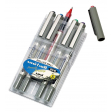 Uni-ball Eye Fine roller, largeur de trait 0,5 mm, étui de 5 pièces en couleurs assorties