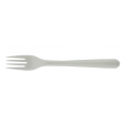 Fourchette en CPLA, 19 cm, blanc, paquet de 50 pièces