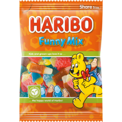 Haribo bonbons Funny Mix, sachet de 185 g