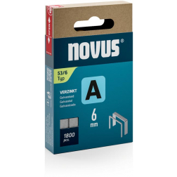 Novus agrafes A 53/6, boîte de 1800 agrafes