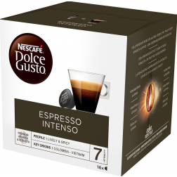 Nescafé Dolce Gusto dosettes de café, Espresso Intenso, paquet de 16 dosettes