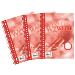 Work bloc collège A4 quadrillé 80 p