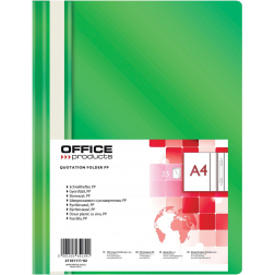 OFFICE products farde à devis, vert