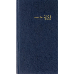 Brepols agenda Interplan Lima, bleu 2026