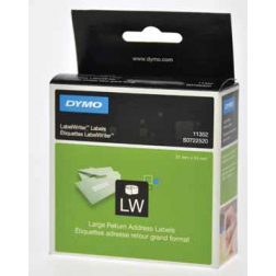 Dymo étiquettes LabelWriter ft 25 x 54 mm, blanc, 500 étiquettes