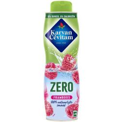 Karvan Cévitam sirop, bouteille de 60 cl, 0% sucre, framboise