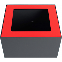 V-Part couvercle pour poubelle modulaire 85 l et 90 l, rouge