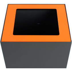 V-Part couvercle pour poubelle modulaire 85 l et 90 l, orange