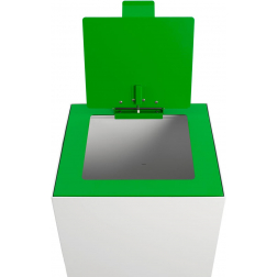 V-Part couvercle à clapet pour poubelle modulaire 85 l et 90 l, vert
