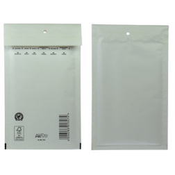 Enveloppes à bulles d'air Ft 120 x 215 mm avec bande adhésive, blanc, boîte de 200 pièces