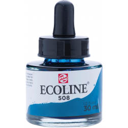 Talens Ecoline peinture à l'eau flacon de 30 ml, bleu prusse