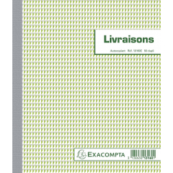 Exacompta livraisons, ft 21 x 18 cm, dupli (50 x 2 feuilles), français