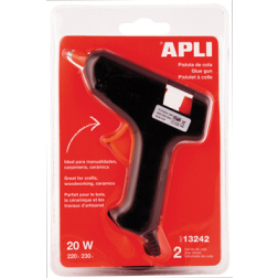 Apli pistolet à colle 20W, 2 bâtons de colle inclusifs, sous blister