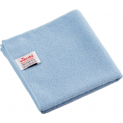 Vileda Professional r-MicroTuff Base chiffon en microfibre, paquet de 5 pièces, bleu