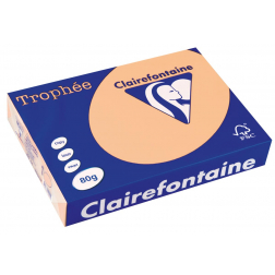 Clairefontaine Trophée papier couleur, A4, 80 g, 500 feuilles, saumon