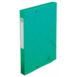 Exacompta Boîte de classement Cartobox dos de 2,5 cm, vert, épaisseur 5/10e