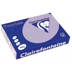 Clairefontaine Trophée papier couleur, A4, 80 g, 500 feuilles, lilas