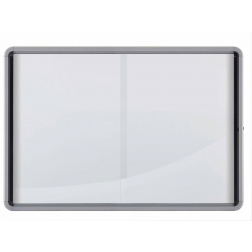 Nobo Premium Plus vitrine intérieure, porte coulissante avec serrure, magnétique, 12 x A4