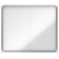 Nobo Premium Plus vitrine intérieure, porte coulissante avec serrure, magnétique, 15 x A4