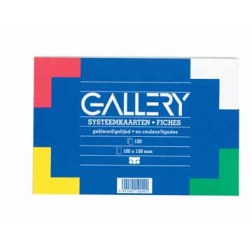 Gallery fiches colorées ft 10 x 15 cm