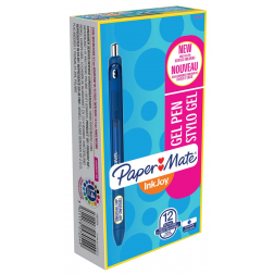 Paper Mate InkJoy Gel roller, moyenne, bleu (pure blue joy)