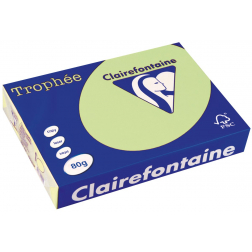 Clairefontaine Trophée papier couleur, A4, 80 g, 500 feuilles, vert