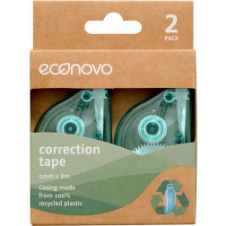 Econovo derouleur correction, ft 5 mm x 8 m, blister de 2 pièces