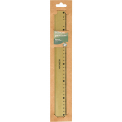 Econovo latte, en plastique recyclé, 30 cm, vert, blister de 1 pièce